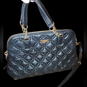 Kate Spade Black Quilted Astor Court